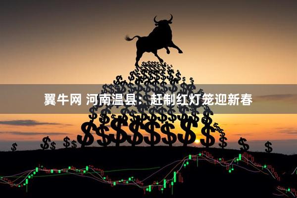 翼牛网 河南温县：赶制红灯笼迎新春