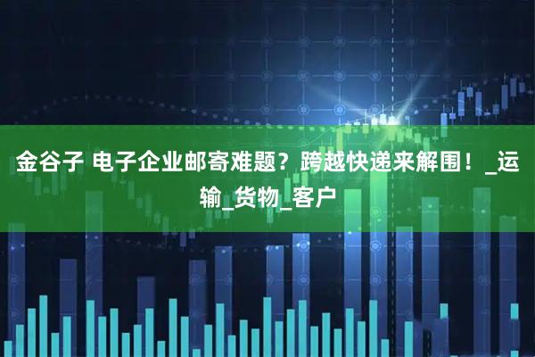 金谷子 电子企业邮寄难题？跨越快递来解围！_运输_货物_客户